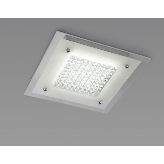 Plafón de techo Crytal Mantra led grande